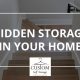 hidden storage, stairs, home