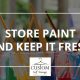 store paint, tips, guide
