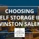 self storage, winston salem, city