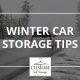winter, car, storage
